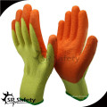 SRSAFETY Gants de polyester Latex Crinkle à prix raisonnable Fabricant Chine